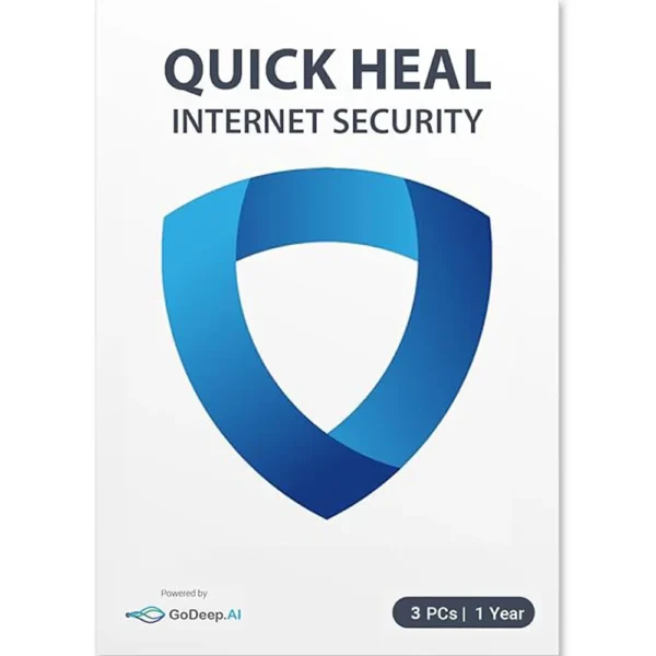 Quick Heal Internet Security for 3 Devices for 1 Year