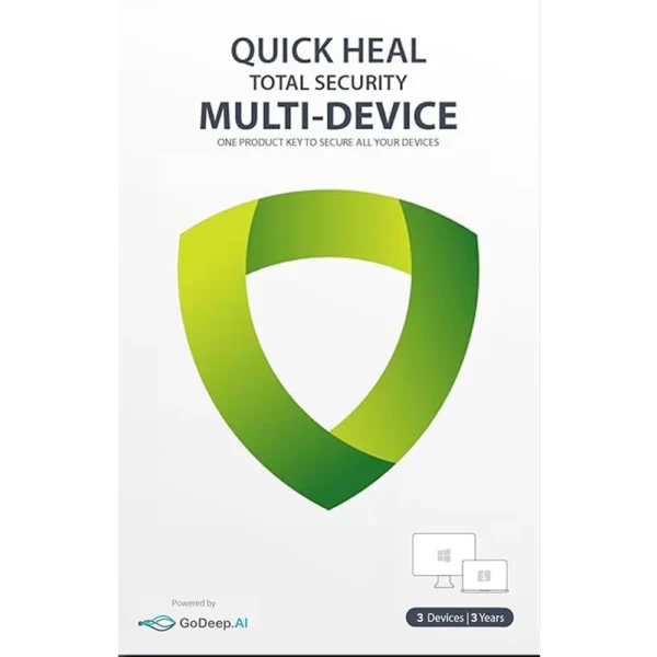 Quick Heal Total Security Multi-Device for 3 Devices for 3 Years